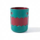SHEIN 1pc Cute Dual Color Cup Holder With Monster Design For Toothbrush And Water Cup For Home Children