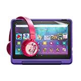 Fire HD 10 Kids Pro-Tablet („Graffiti“-Design) + Bluetooth-Kinderkopfhörer BuddyPhones PopTime Pro (Pink) + NuPro-Displayschutzfolie (2er-Pack).
