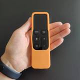 pc Silicone Protective Cover For Apple Tv Remote Control AntiFall Shockproof Remote Case - Yellow - one-size