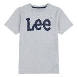 Lee T-Shirt - Wobbly Graphic - Vintage Grey Heather - Lee - 9-10 år (134-140) - T-Shirt