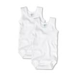SANETTA Baby bodysuits til under armene hvid -dobbeltpakke- - 92