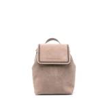 Sesam Beige Ruskind Rygsæk ONE SIZE