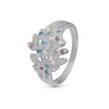 Christina Design London Jewelry & Watches - Peacock ring sølv sterlingsølv