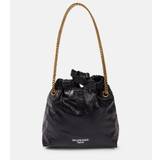 Balenciaga Crush Mini leather tote bag - black - One size fits all