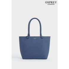 OSPREY LONDON Tan The Collier Leather Shoulder Tote Bag