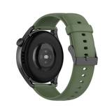 Huawei Watch GT2 46mm / Huawei Watch GT 46mm - Silikone urrem 22 mm - Mørkegrøn