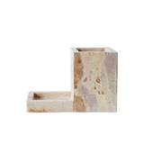 Vita Opvaskeholder I Marmor 11x21x14 Cm | Seashell Fra Muubs - SEASHELL