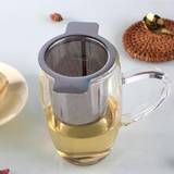 SHEIN 1pc Stainless Steel Tea Filter, Silver Tea Strainer For Home