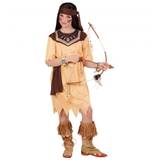 Indianer pige kostume - Højde cm: 140