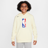 Team 31 Club Fleece Nike NBA-hættetrøje til større børn - brun - M