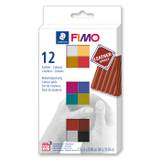 FIMO leather sæt 12x25 g.