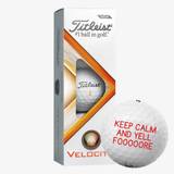 Titleist Velocity Golfbolde Med Tekst - Design Selv