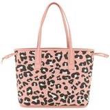 Animal-Print Coated Canvas Tote Bag Multicolor ONE SIZE