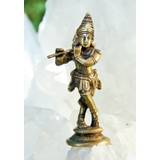 Krishna figur messing - Buddha statuer generelt - GodKarmaShop
