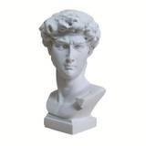1pcs, Greek Statue Of David - Classic Roman Bust Sculpture For Home Decor - Perfect For Living Room, Bar, Coffee Shop, And Desktop Display - Ideal Gift For Children And