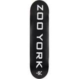Zoo York Classic Logo Block Skateboard Deck - Black, Black / 8"
