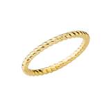 Chic Rope Ring in 9ct Gold