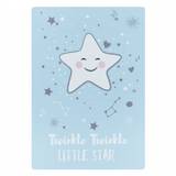 Twinkle Twinkle Little Star Børnetæppe - Play 2901 Blue - 80x120 / Blå