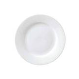 SuperWhite porcelæn tallerken med fane Ø26cm hvid