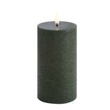 Pillar Candle 7,8x15 Cm | Olive Green Fra Uyuni - OLIVE GREEN
