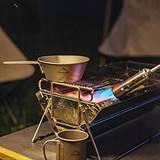 titanium sierra kop - letvægts titanium camping kop med målelinjer - holdbart køkkengrej camping forsyninger - køkkenudstyr til camping, vandreture rygsæksejlads Lightinthebox