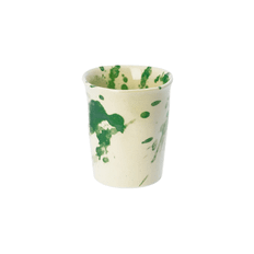 Splash Mug, Organic shape, forest green