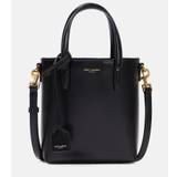 Saint Laurent Toy Shopping Mini leather tote bag - black - One size fits all