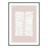 Plakat - Pink Leaves Plakat - Str:50 x 70 Cm - Incado