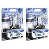 Philips WhiteVision ultra H7 Scheinwerferlampe, 4.200K, Einzelblister (Packung mit 2)