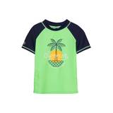 Color Kids bade T-shirt med UV beskyttelse - Børn - Grøn - str. 92