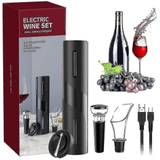 Elektrisk sæt, 5-i-1 elektronisk vinöppnare, laddningsbar automatisk vinflaska
