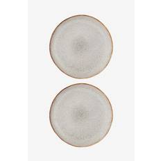 Bloomingville - Tallerken Sandrine diameter 28,5 cm 2-pak - Natur