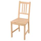 IKEA - PINNTORP stol, lysebrun med bejdse