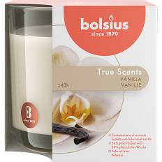 Bolsius duftlys i glas - vaniljeduft (På lager i butik)