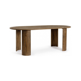ORLANDO Spisebord i mangotræ 210 x 100 cm - Rustik brun