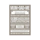 MUM + DAD ME - Plakat A3