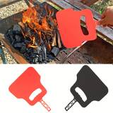 1pc, Barbecue Hand Fan, Heat-resistant Plastic Barbecue Hand Fan, Barbecue Flame Combustion Fan, Suitable For Outdoor Picnic Barbecue