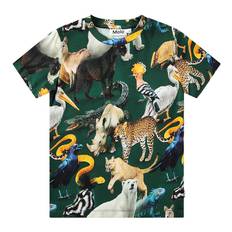 Molo T-shirt - Ralphie - Mixed Animals - Molo - 7 år (122) - T-Shirt