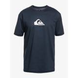 Kid's Solid Streak Short Sleeve UV T-shirt - Børn - Navy Blazer