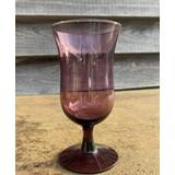 Vintage vinglas i Violet glas