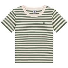 Stribet T-shirt Grøn