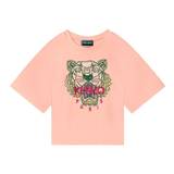 Kenzo T-shirt - Rosa m. Tiger - Kenzo - 8 år (128) - T-Shirt