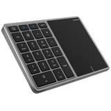 Trådløst Bluetooth/Wifi numerisk tastatur med Touchpad