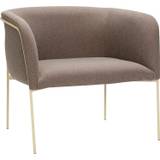 Hübsch Eyrie Lounge Chair Brown Str 89x58xh78cm - Loungestole hos Magasin - Brun/gul