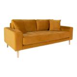 House Nordic Lido 2,5 personers sofa (Sennepsgul velour)
