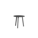 HAY CPH Deux 220 Table Ø: 75 cm - Stone Grey Lacquered Solid Beech/Stone Grey Laminate