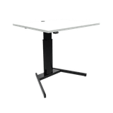 ConSet hæve sænkebord 501-19 Basic - Hvid - 80x100, Sort - ConSet