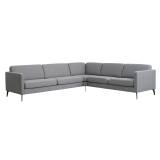 Ask sofa (Hjørnesofa L300 x D264/86 cm, Golf Granit stof)