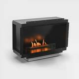 Neo 500 Fireplace - Indbygningsbiopejs - Sort