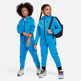 Todelt Nike Sportswear Tech Fleece-hættetrøjesæt fuld lynlås til mindre børn - blå - 6